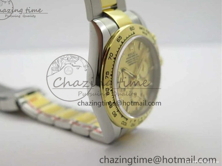 AAA Replica Watches 1:1 Daytona Dial Edition SA4130 Noob 3181 Bracelet Case 904L Bright 116503 V SS YG and Best SS Gold 0104